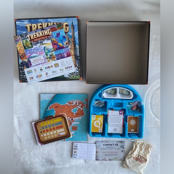 Trekking The World Board Game 2020 Underdog Games Pretend‎ Play Geography Travel - Picture 3 of 9